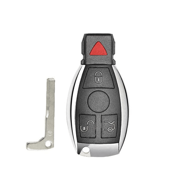 1997-2014 Mercedes Benz / 4-Button Fobik Key / IYZ-3312 (Aftermarket) 3 Pack