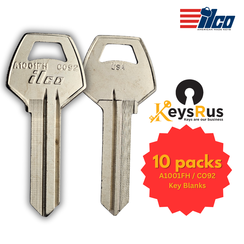 A1001FH / CO92 Key Blank – 10-Pack – ILCO