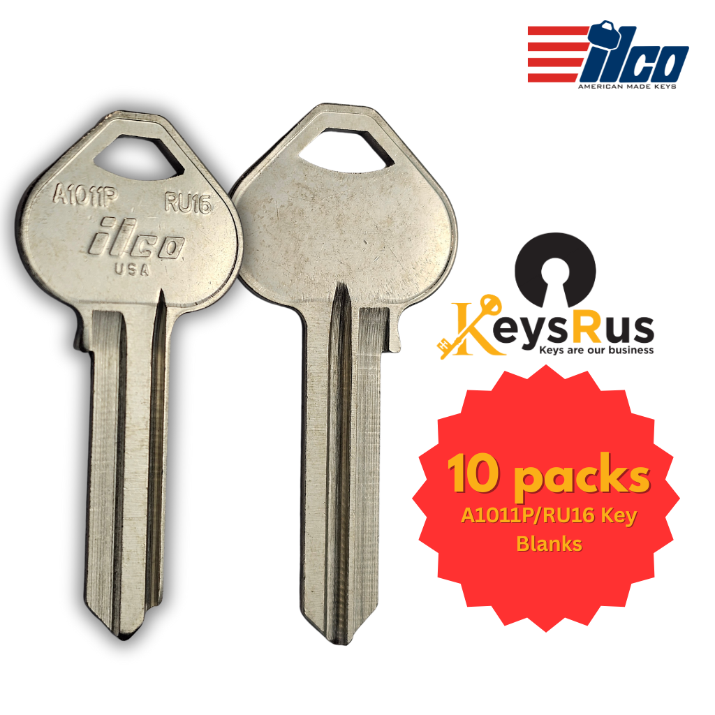 A1011P / RU16 Key Blank – 10-Pack – ILCO