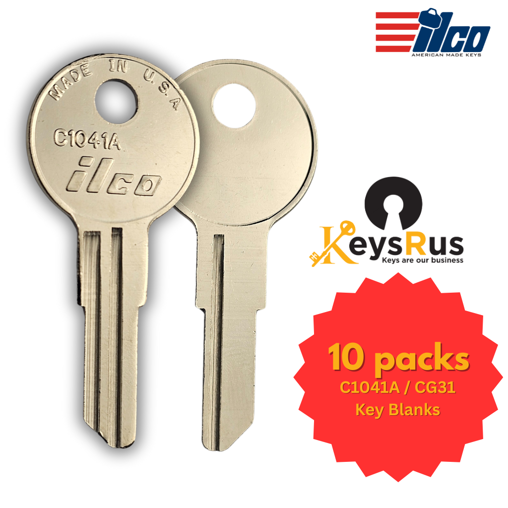 C1041A / CG31 Key Blank – 10-Pack – ILCO