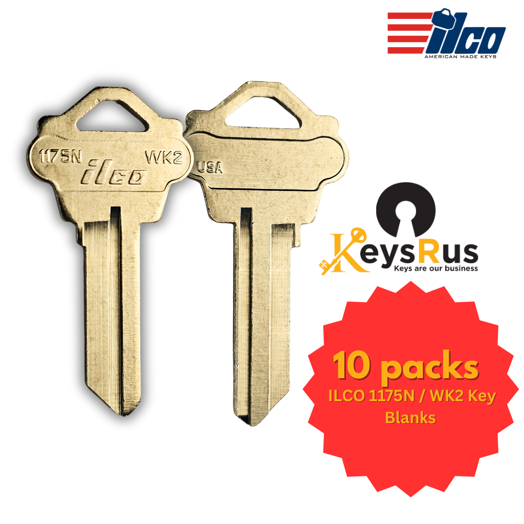 1175N / WK2 Key Blank – 10-Pack – ILCO