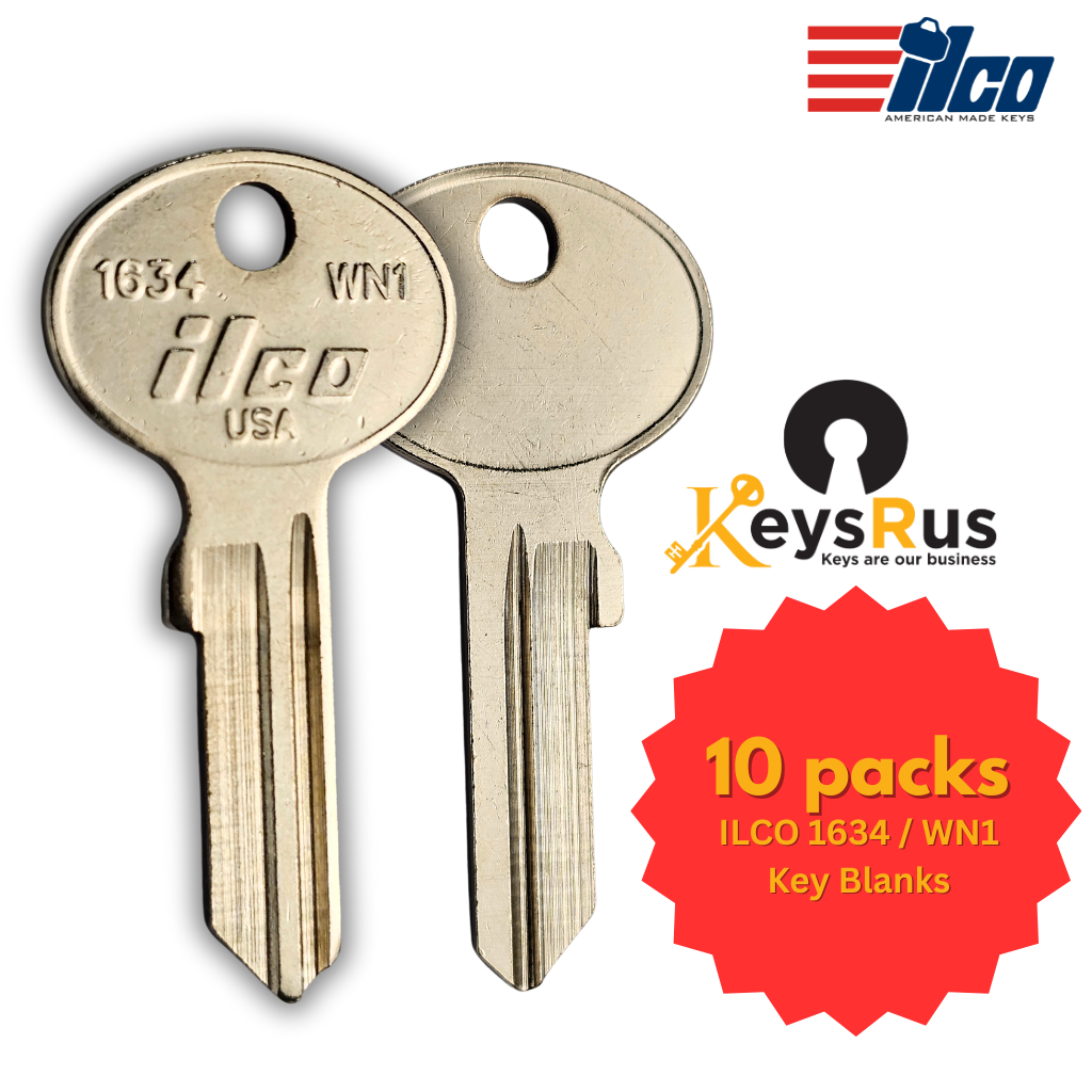 1634 / WN1 Key Blank – 10-Pack – ILCO