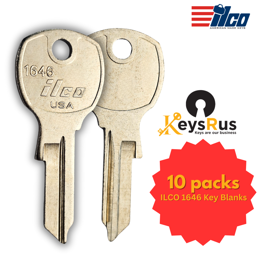 1646 Key Blank – USPS Mailbox Keyway – 10-Pack – ILCO