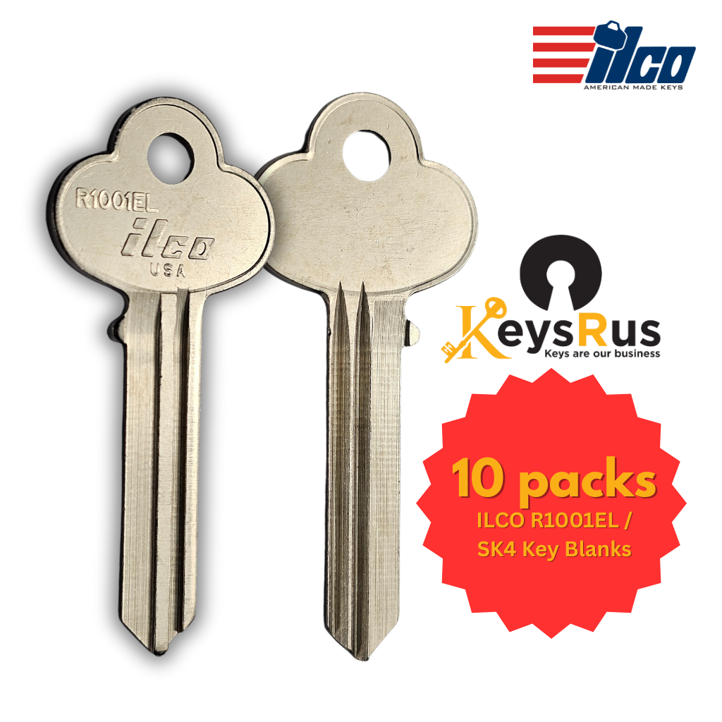 R1001EL / SK4 Key Blank – 7-Pin – NP – 10-Pack – ILCO