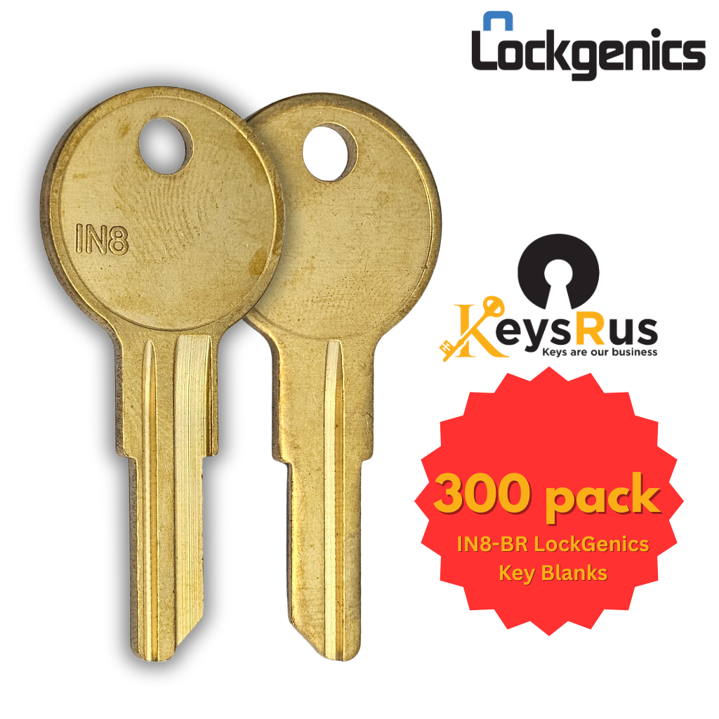IN8-BR Key Blank – 300-Pack – LockGenics