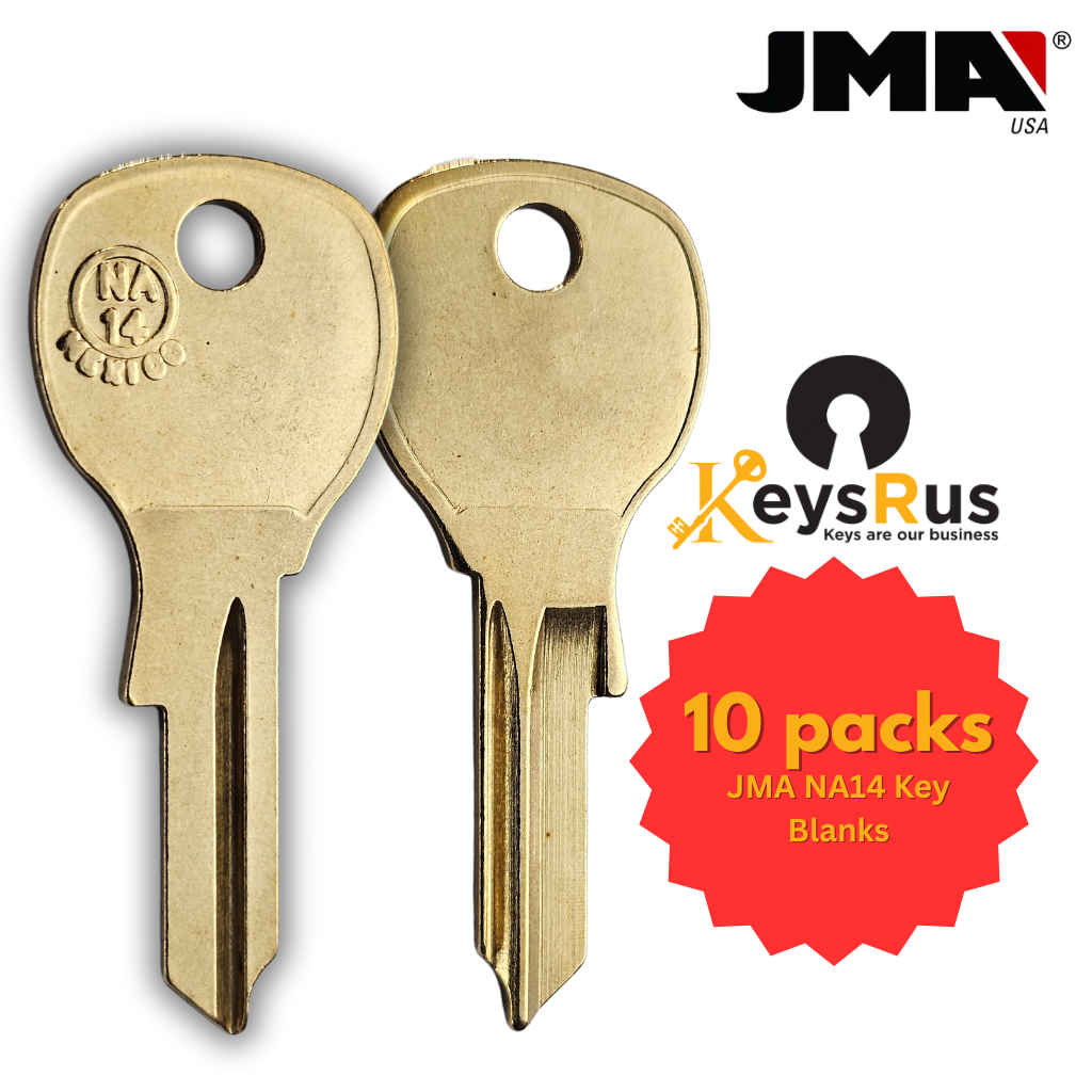NA14 Key Blank – Cabinet Keyway – 10-Pack – JMA