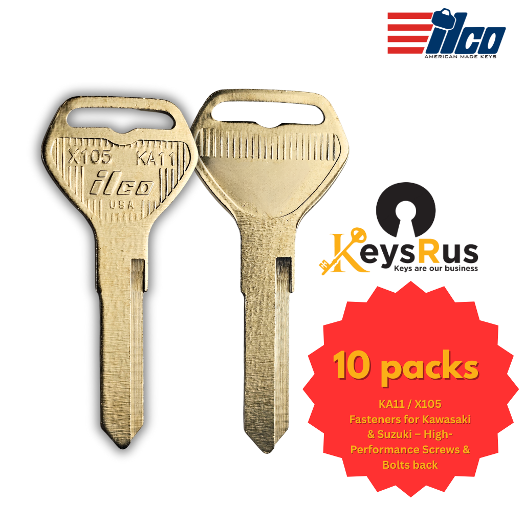 KA11 / X105 Motorcycle Key Blank