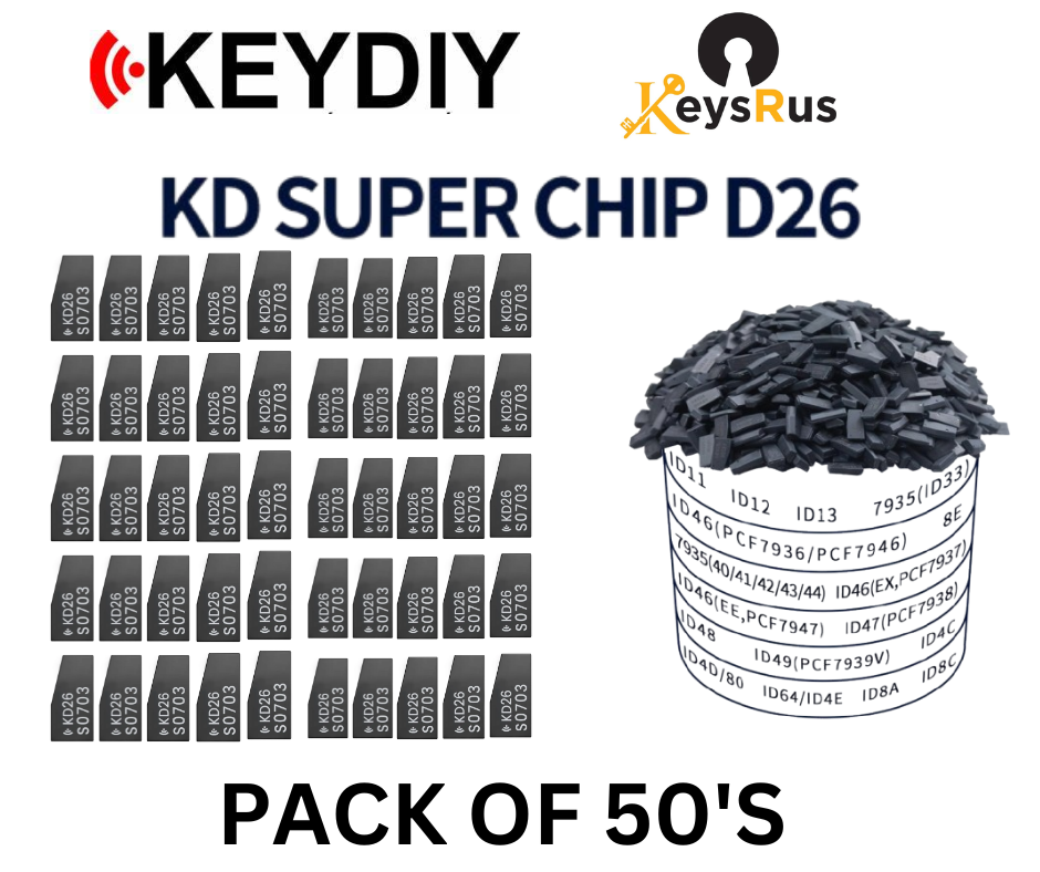 KEYDIY KD-D26 Super Chip, 50 pack (Wholesale)