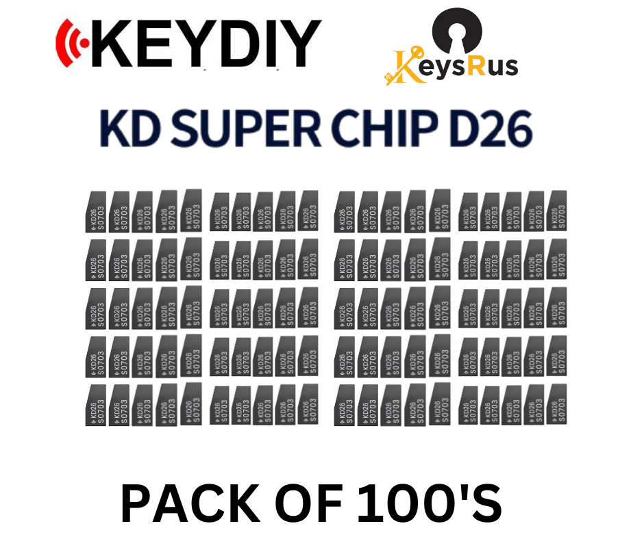 KEYDIY KD-D26 Super Chip, 100 pack (Ultra Bulk)