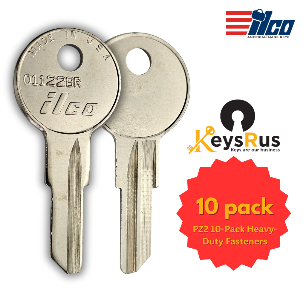 O1122BR Key Blank – 10-Pack – ILCO