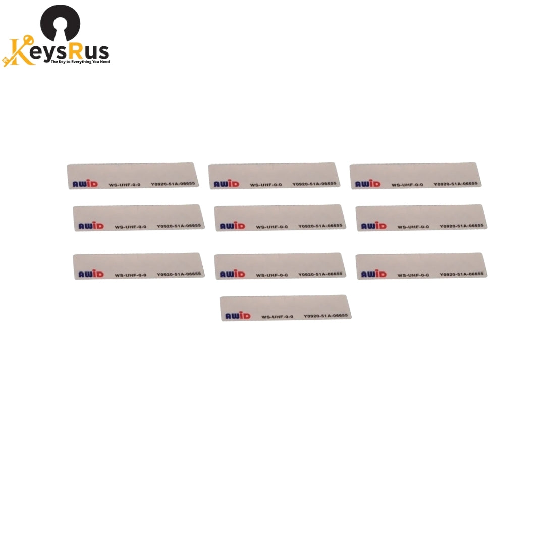 AWID WS-UHF-0-0 Windshield TAG | Adhesive Mount for use with LR-2000 and LR-3000 Readers | 10 PC