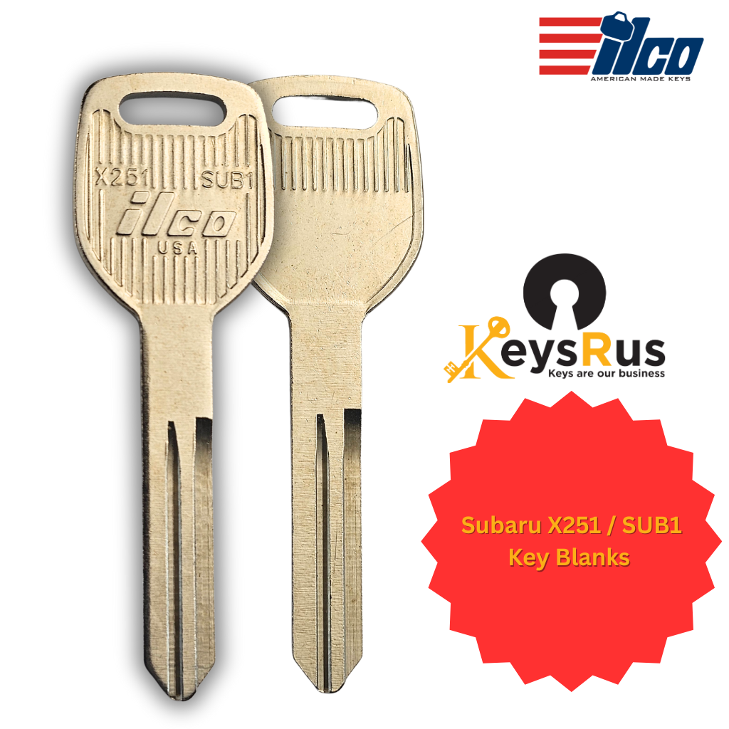 Subaru X251 / SUB1 Key Blanks 10 Pack