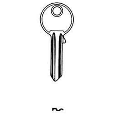 AB1 Key Blank, 10 pack, High-Quality ILCO Key Blanks for Residential & Commercial Use