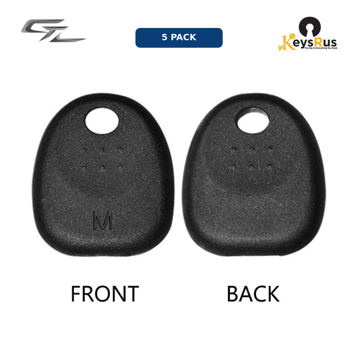 MFK-HEAD-050 - MFK Hyundai Key Head (EU) European-market Hyundai / Kia — HYN14R profile MFK blades 5 Pack