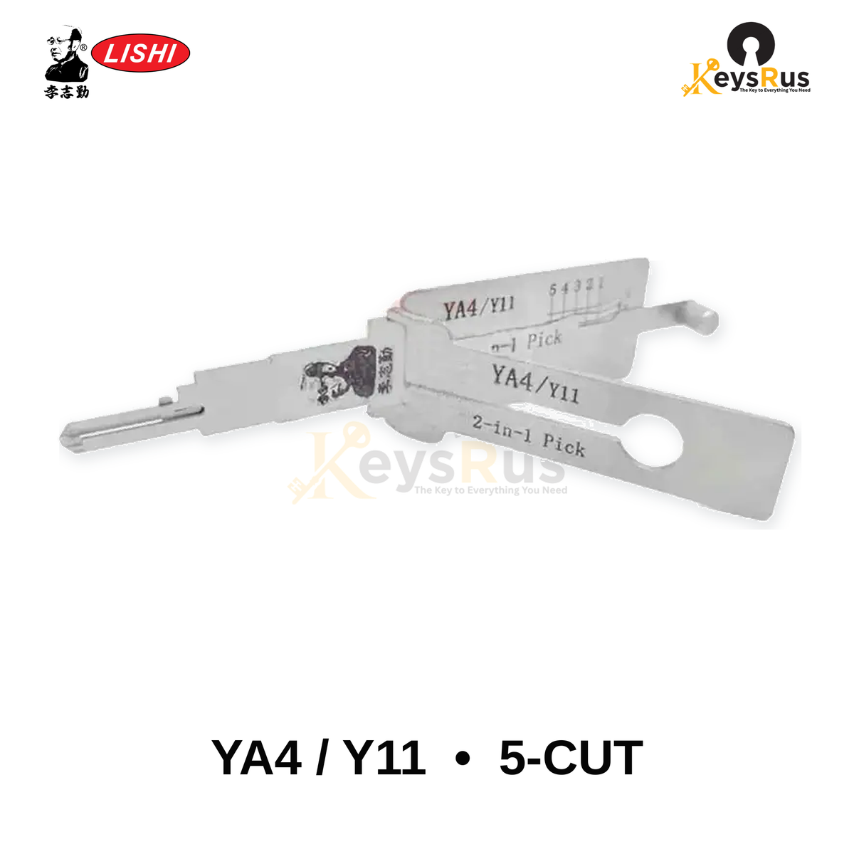 Original Lishi YA4-Y11 pick and decoder, Keysrus