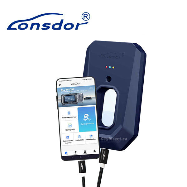 Lonsdor KW100 – Bluetooth Smart Key Programmer | For Toyota & Lexus | LT20 Compatible | All-Keys-Lost & Add-Key Support