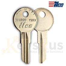 01122B / Y103 Key Blank – 10/Pack for Anderson Window, Cessna, Eagle, and More