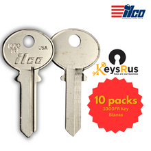 1000FR 10/Pack key blank ILCO key fits cabinets