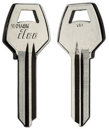 ILCO 1001ABM Key Blanks – 10 Pack | For Residential & Commercial Corbin Locks | Nickel-Plated Brass