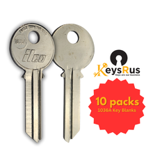 1036A Key Blanks 10/Pack - ILCO for Residential & Commercial Locks