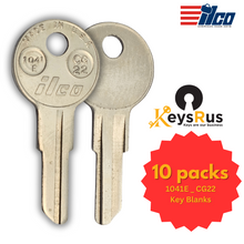 1041E / CG22 Key Blanks – 10-Pack – High-Quality Replacement Keys for Locks