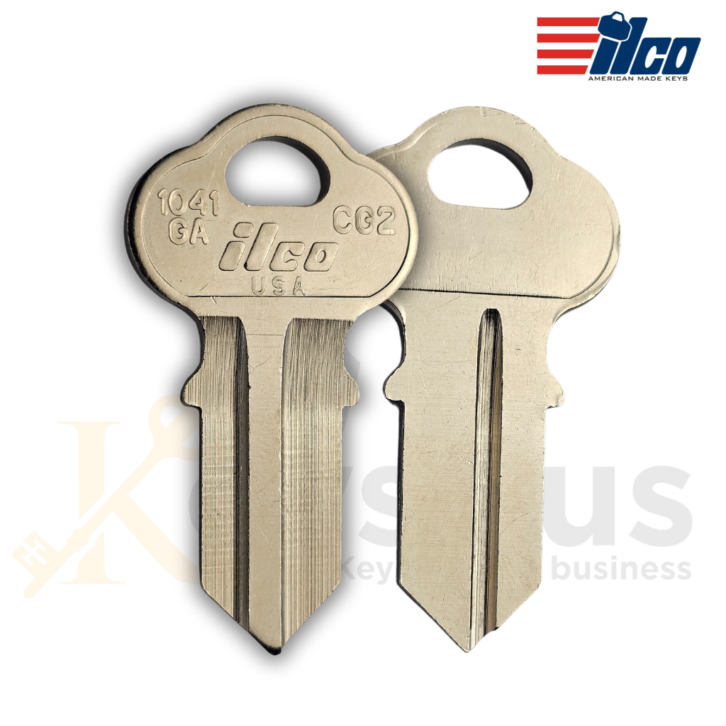 1041GA / CG2 Key Blank for Boat, Chicago, Evinrude, Harris, Johnson Outboard – 10/Pack