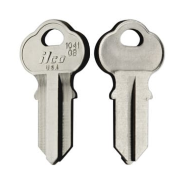 1041GB / CG3 Key Blanks for Residential & Commercial Keys - 10/Pack - ILCO Premium Quality