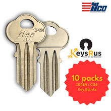 1041N / CG6 Key Blanks – 10 Pack | ILCO | Compatible with Chicago, Motorola, Square D, Jukeboxes & More