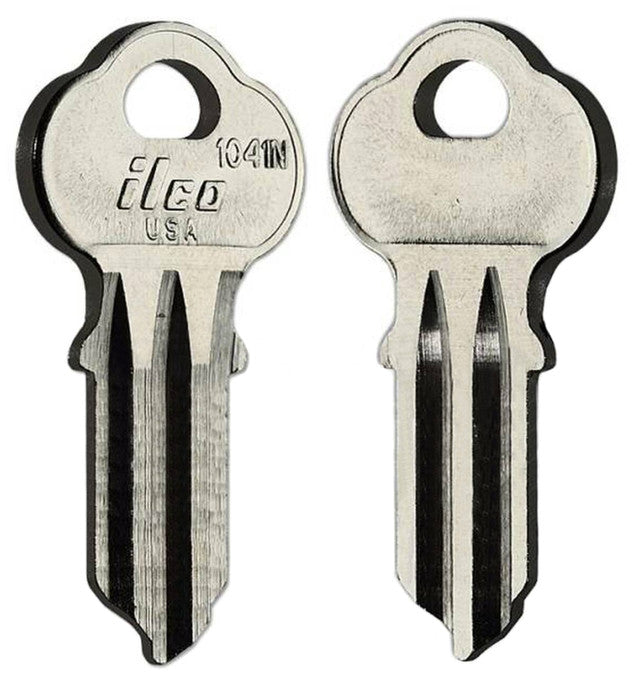 1041N / CG6 Key Blanks – 10 Pack | ILCO | Compatible with Chicago, Motorola, Square D, Jukeboxes & More
