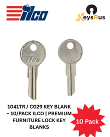 1041TR / CG29 Key Blank – 10/Pack ILCO | Premium Furniture Lock Key Blanks
