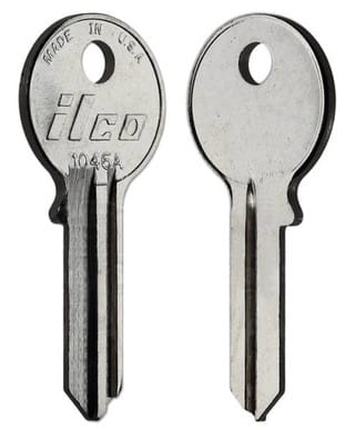 1046A Key Blanks for Padlocks – 10-Pack (ILCO) | High-Quality Locksmith Key Blanks