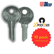 1069F Key Blank for Mailbox - 10/Pack - Durable ILCO Key Blanks