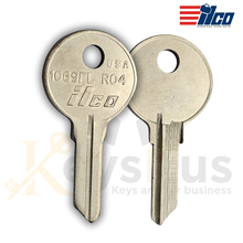 1069FL / RO4 Key Blank for Freezer Locks and Cabinets – 10/Pack
