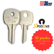 1069H / RO11 Key Blank for Cabinet and Mailbox – 10/Pack