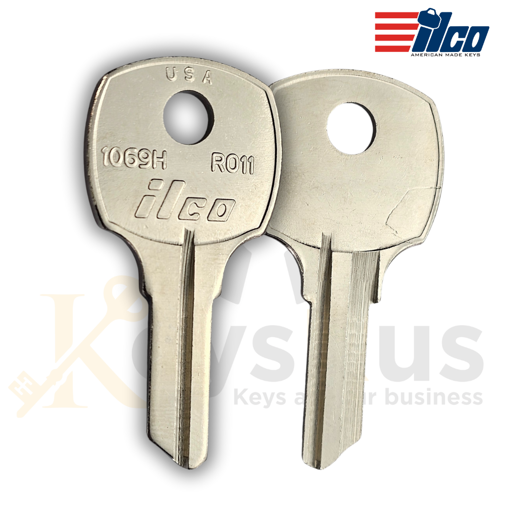 1069H / RO11 Key Blank for Cabinet and Mailbox – 10/Pack