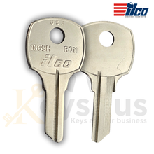 1069H / RO11 Key Blank for Cabinet and Mailbox – 10/Pack