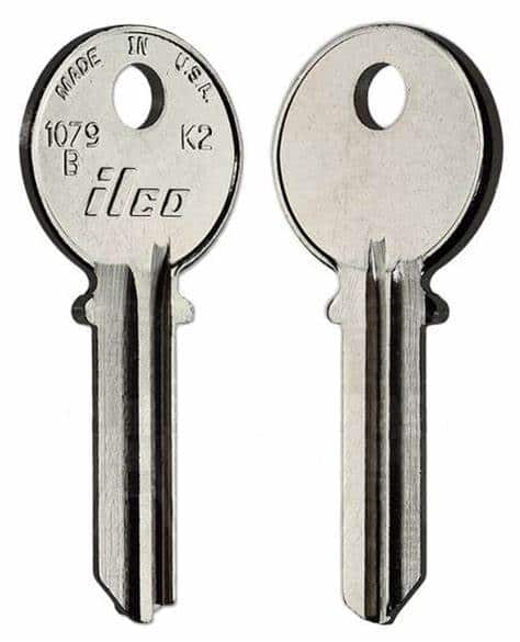 1079B / K2 Key Blanks – 10/Pack ILCO | Durable Key Blanks for Locksmiths