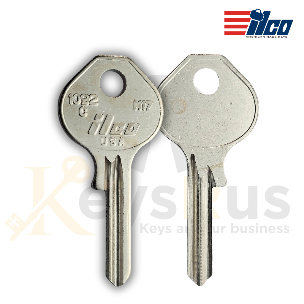 1092C MASTER / M17 Key Blanks – 10-Pack (ILCO) | Premium Padlock Keys for Locksmiths  Optimized Product Description: The 1092C MASTER / M17 ILCO Key Blanks are high-quality, durable