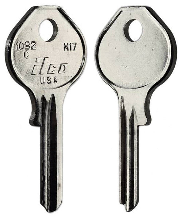 1092C MASTER / M17 Key Blanks – 10-Pack (ILCO) | Premium Padlock Keys for Locksmiths  Optimized Product Description: The 1092C MASTER / M17 ILCO Key Blanks are high-quality, durable