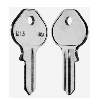 ILCO 1092DS / M13 Key Blanks – 10 Pack | Master Padlock Replacement Keys | Durable Brass | Made in USA