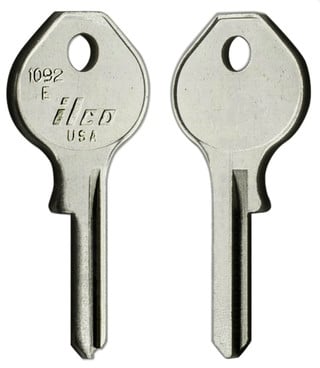 ILCO 1092E / M9 Key Blanks – 10 Pack | Precision Brass Blanks for Master Padlocks | Made in USA