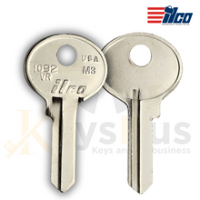 1092VR MASTER / M3 Key Blanks – 10-Pack (ILCO) | High-Quality Padlock Keys