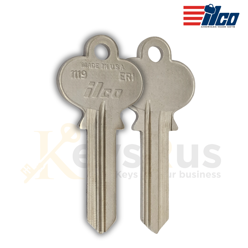 1119 / ER1 Key Blank – 10/Pack ILCO | Durable Key Blanks for Security