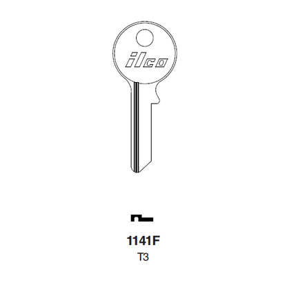 1141F / T3 Key Blanks – 10-Pack – High-Quality Replacement Keys for Secure Lock Systems
