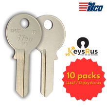 1141F / T3 Key Blanks – 10-Pack – High-Quality Replacement Keys for Secure Lock Systems