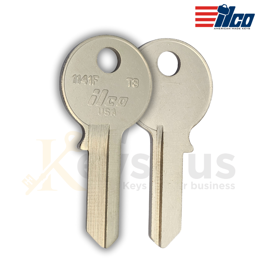 1141F / T3 Key Blanks, 10-Pack, High-Quality Replacement Keys for Secure Lock Systems
