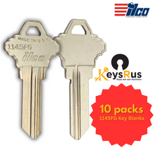 1145FG Key Blanks – 10-Pack | High-Quality Brass Blanks for File Cabinets, Office Furniture &amp; Utility Locks