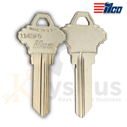 1145FG Key Blanks – 10-Pack | High-Quality Brass Blanks for File Cabinets, Office Furniture &amp; Utility Locks