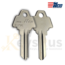 1170E Key Blanks for HOLLYMADE Locks – 10-Pack | Residential &amp; Commercial Use | High-Security Profile (ILCO)
