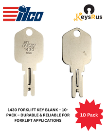 1430 Forklift Key Blank – 10-Pack – Durable & Reliable for Forklift Applications